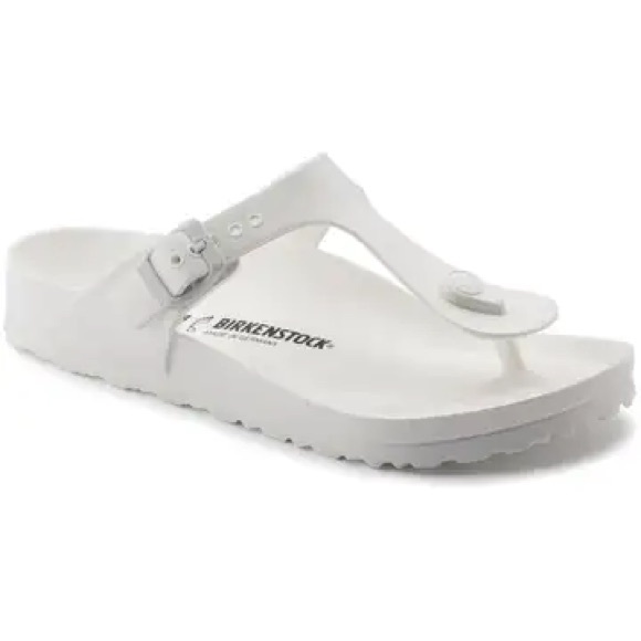 Birkenstock women’s Gizeh EVA thong in white size 40 (9.5) - Picture 7 of 17